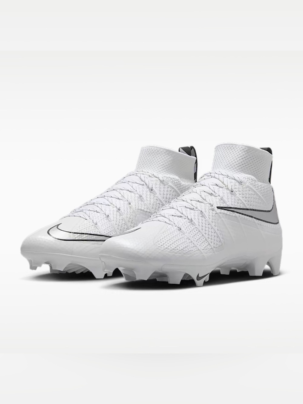 Nike Vapor Edge 360 Untouchable White Football Cleats Men’s Size 12